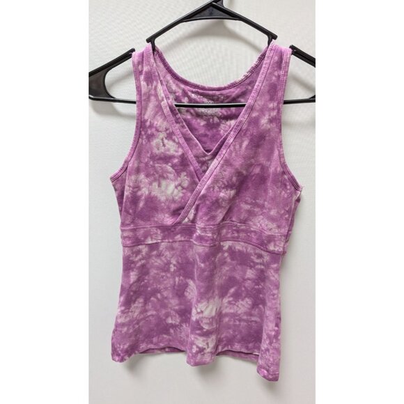 TEK GEAR Yoga Purple Tie-Dye Active Tank - Picture 1 of 2